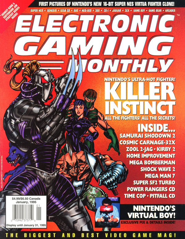 Electronic Gaming Monthly Issue 066 (January 1995) cover